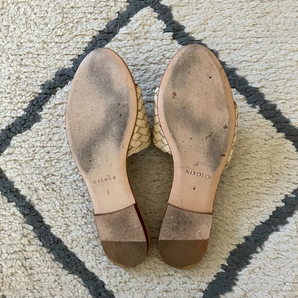 NISOLO Isla woven sandal in ivory -- US 6 - Picture 5 of 5